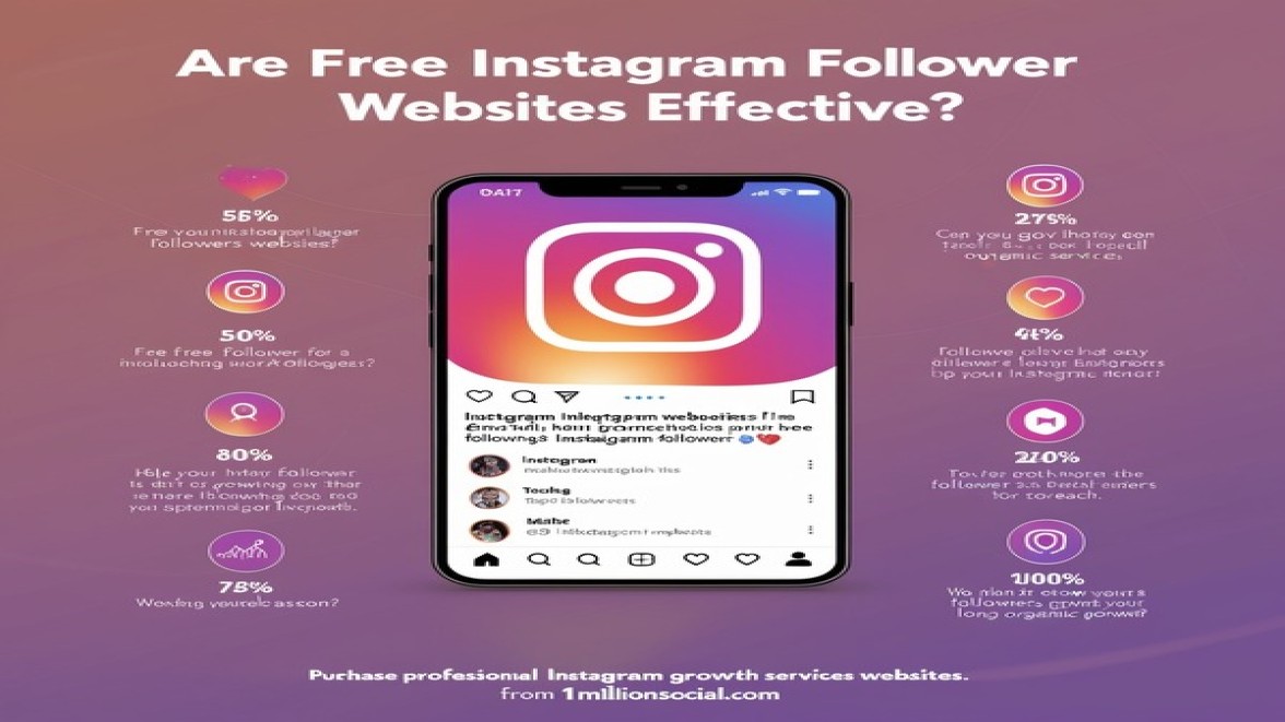 Are Free Instagram Follower Websites Effective?